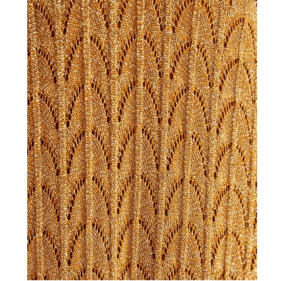 GORGEOUS ZARA NWT Long Metallic Knit Dress - Picture 5 of 8